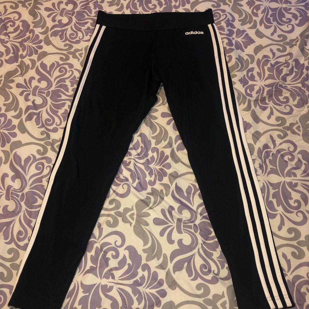 Nwot Adidas Black Leggings, M